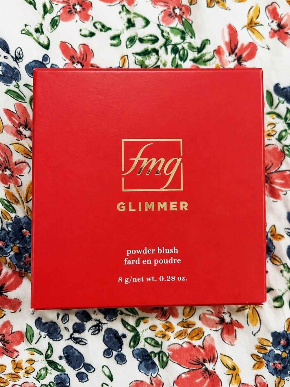 fmg Glimmer Powder Blush color petal pink